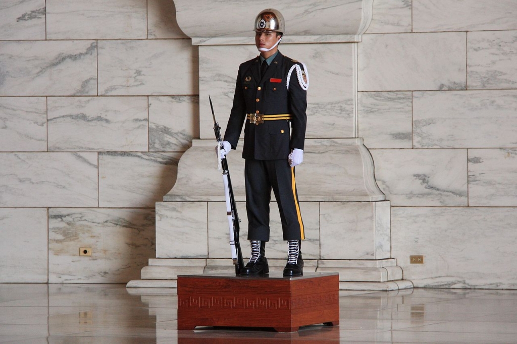 Guard at Chiang Kai-shek Memorial Hall