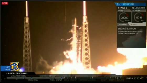 Space X rocket launches lands successfully story image