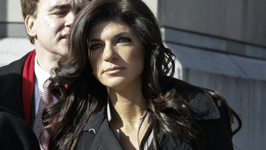 'The Real Housewives of New Jersey star Teresa Giudice 41 of Montville Township N.J. walks out of Martin Luther King Jr. Courthouse after an appearance in Newark N.J. Teresa Giudice will be released Wednesda