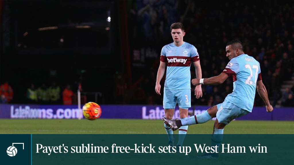 EPL Bournemouth 1- 3 West Ham