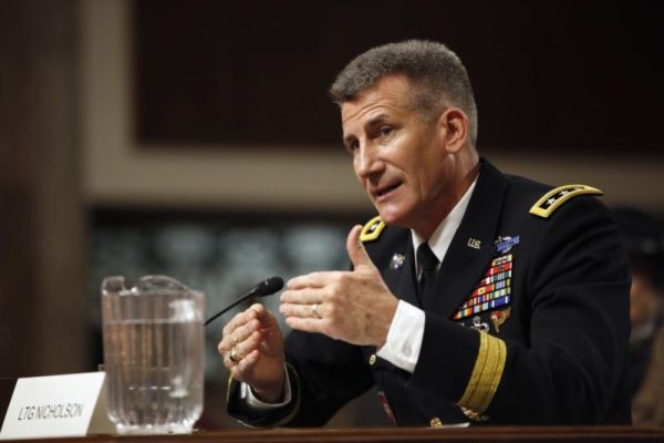 Army Lt. Gen. John Nicholson Jr. testifies