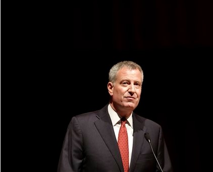 Bill de Blasio. AP