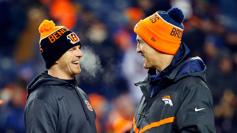 Broncos quarterback Peyton Manning and Bengals quarterback Andy Dalton know it's vital to recover quickly from injuries