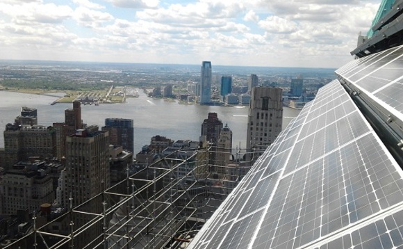 Deutsche Bank solar panels in New York