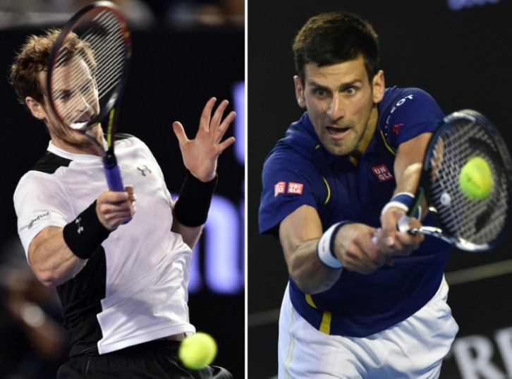 AFP  Britain's Andy Murray meets Serbia's Novak Djokovic in the final of the 2016 Australian Open tennis tournament in Melbourne