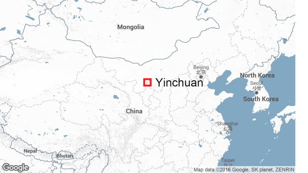 Yinchuan map