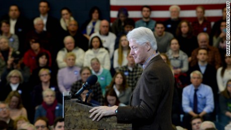 Bill Clinton makes 2016 debut