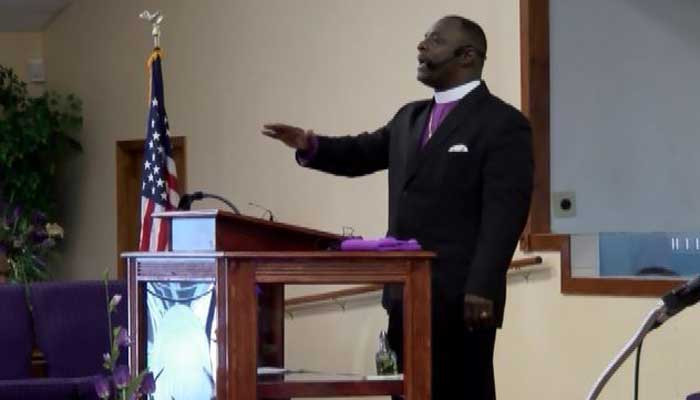 When a man holding up a rifle walked into a church in the middle of Pastor Larry Wright's New Year's Eve sermon Wright confronted the man and agreed to do what the man asked- to pray with him