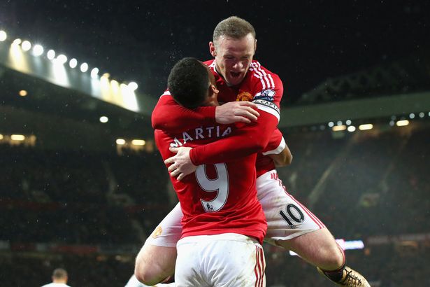 Martial and Rooney on the scoresheet together for the first time against Swansea