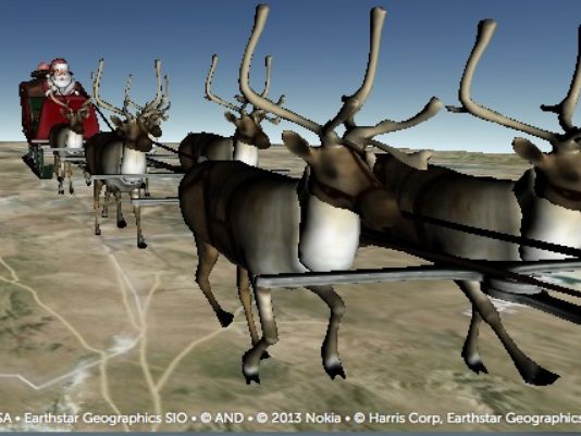 SANTA TRACKER: Watch Santa make his journey across the world