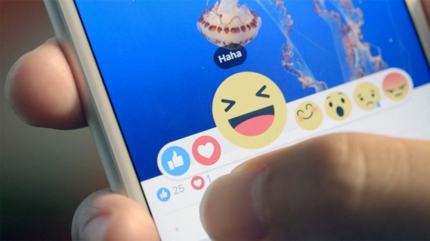 On Facebook's news feed people will now encounter not only a'likes tally under each post but also separate counts for'loves''hahas and the rest