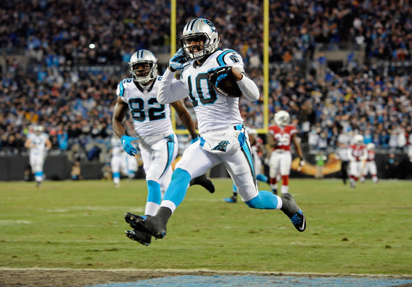 Panthers receiver Corey Brown scored an 86-yard touchdown in the first half