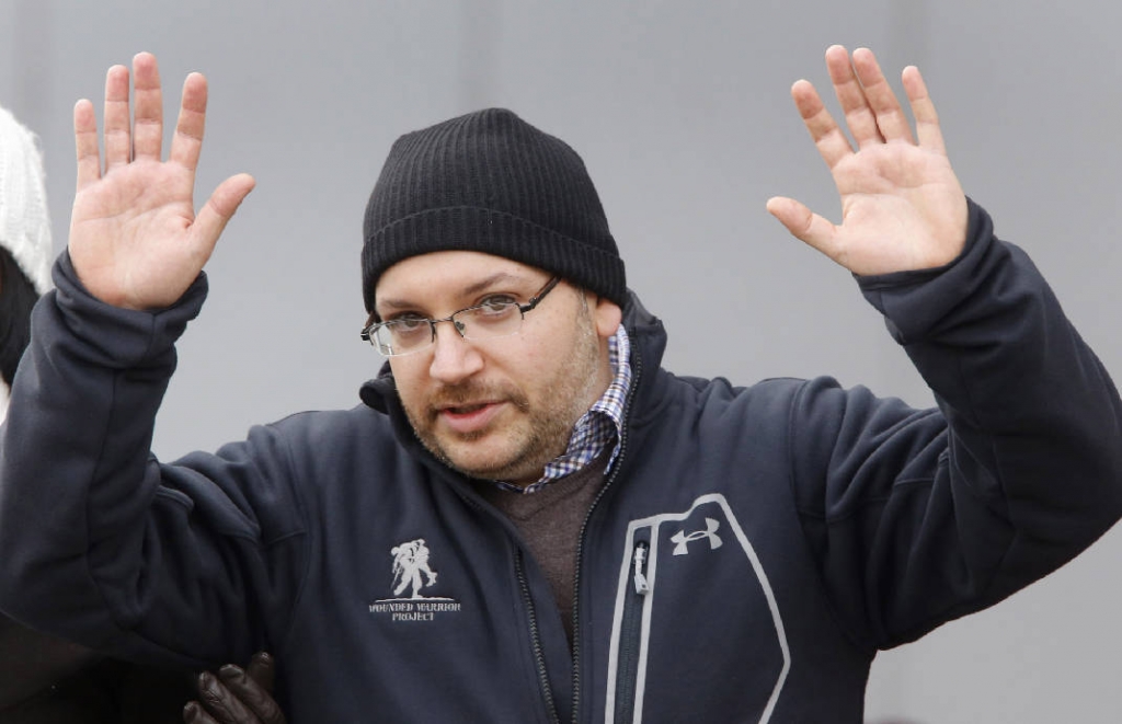 Post's Rezaian makes brief appearance outside hospital