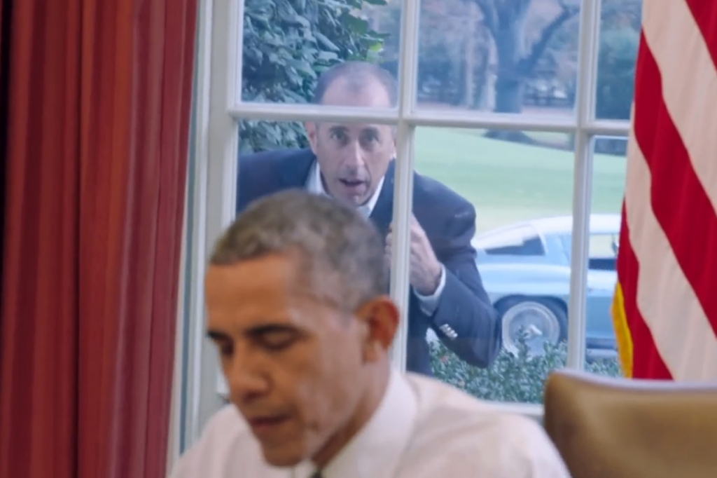 Barack Obama jokes with Jerry Seinfeld on season premiere of 'Comedians in Cars Getting Coffee'