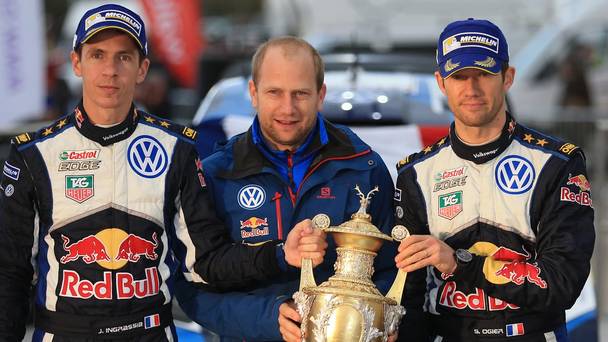 Sebastien Ogier right leads the way in Monaco