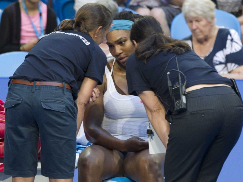 Serena Williams Injury 1401