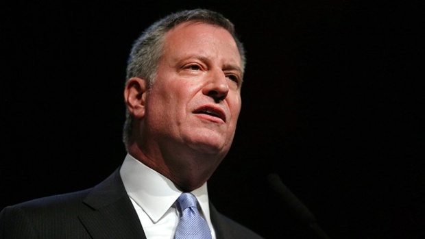 NYC Mayor Bill de Blasio