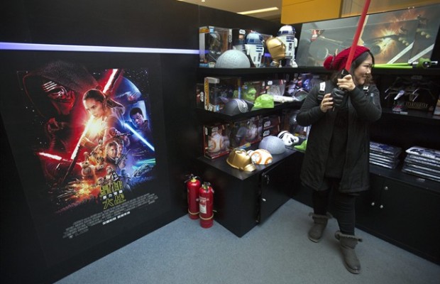 Record-breaking 'Star Wars' movie opens in China