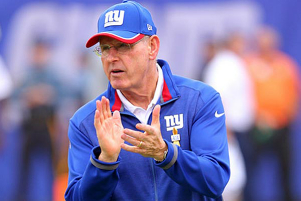 Former New York Giants head coach Tom Coughlin