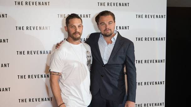 Tom Hardy and Leonardo Di Caprio star in The Revenant