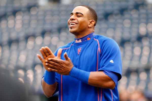 Yoenis Cespedes #52 of the New York