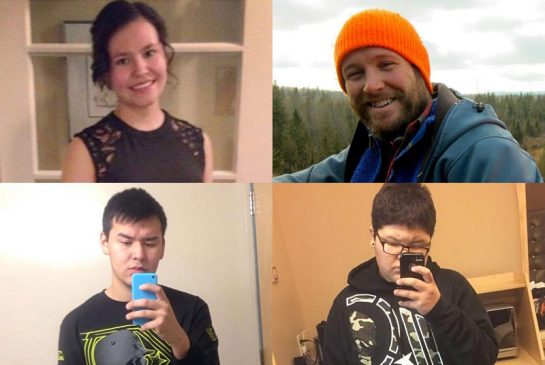 Clockwise Victims Marie Jaqueline Janvier Adam Wood Dayne Fontaine and Drayden Fontaine