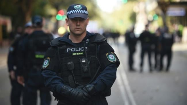 An Australian police officer