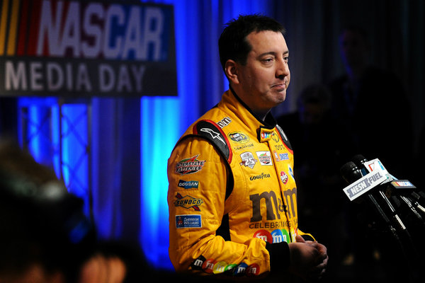 Kyle Busch reflects on his 2015 Sprint Cup championship during Media Day at Daytona