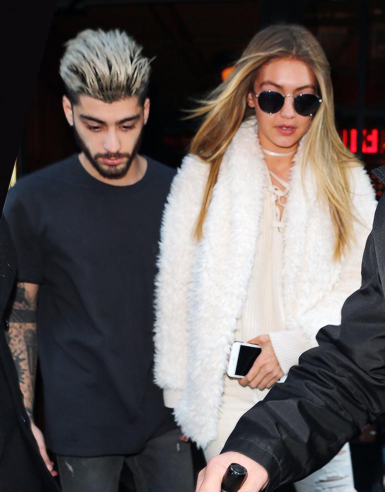 Gigi Hadid and Zayn Malik