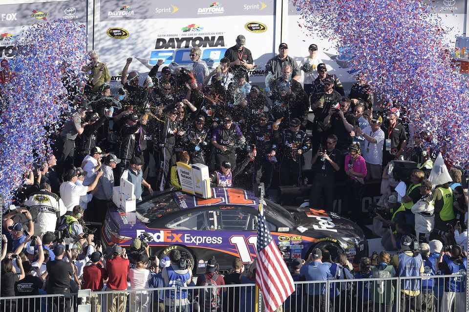 Daytona 500 win gives Hamlin long awaited time in spotlight