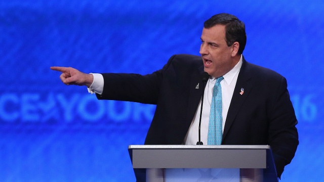 Chris Christie at NH debate