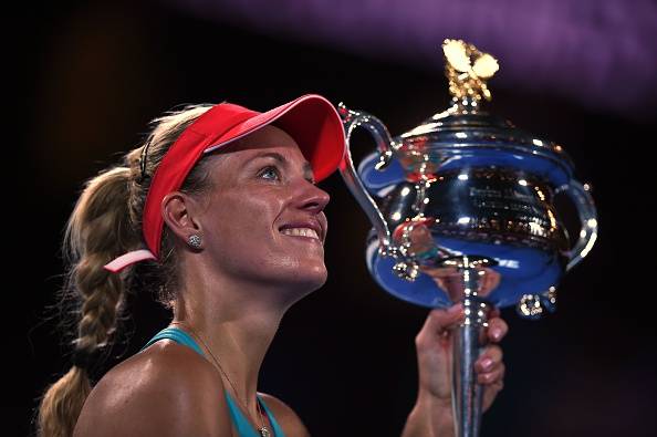 Kerber shocked the world when she beat the World No. 1 Serena Williams in the Australian Open final