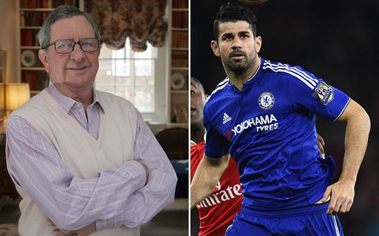 Peter Hill Wood is not very happy with Diego Costa