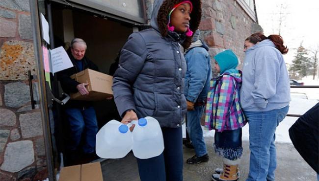 Drinking water scarcity due to lead poisoning in water supply