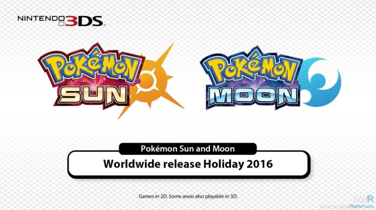 Pokemon Sun and Moon Out This Holiday