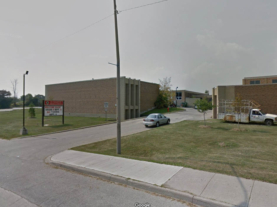 Dunbarton High School in Pickering Ont