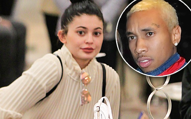 Kylie Jenner Leaning On Boyfriend Tyga