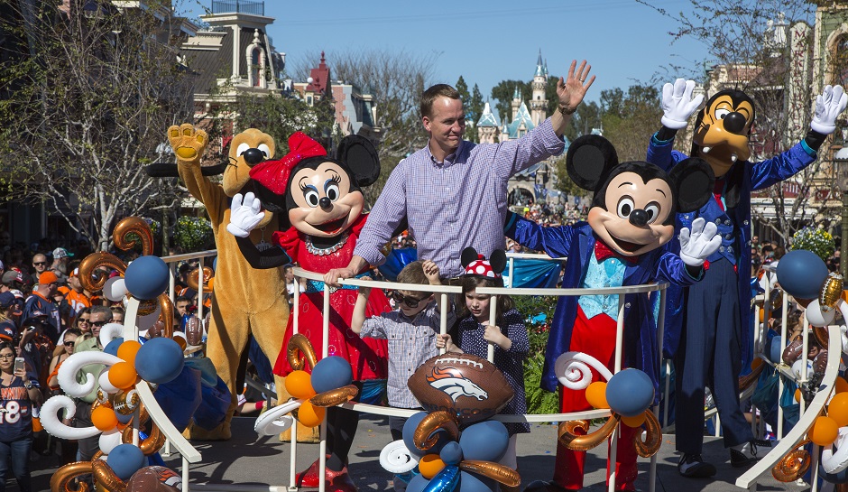 Peyton Manning At Disneyland