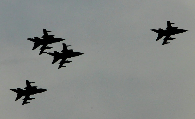 AFP  Hassan Ammar Tornado warplanes fly over Saudi capital Riyadh during an airforce military exercise