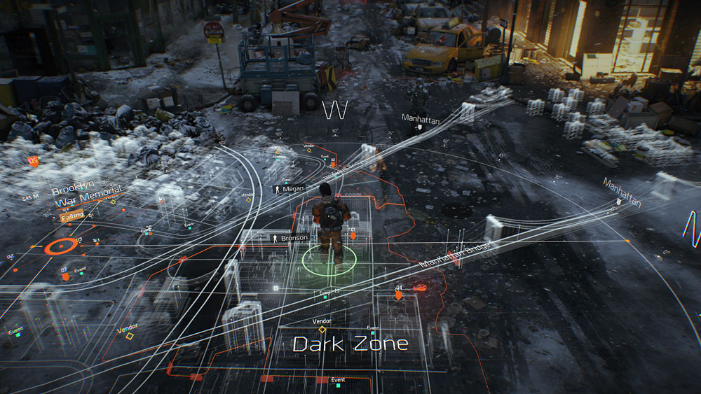 The Division map