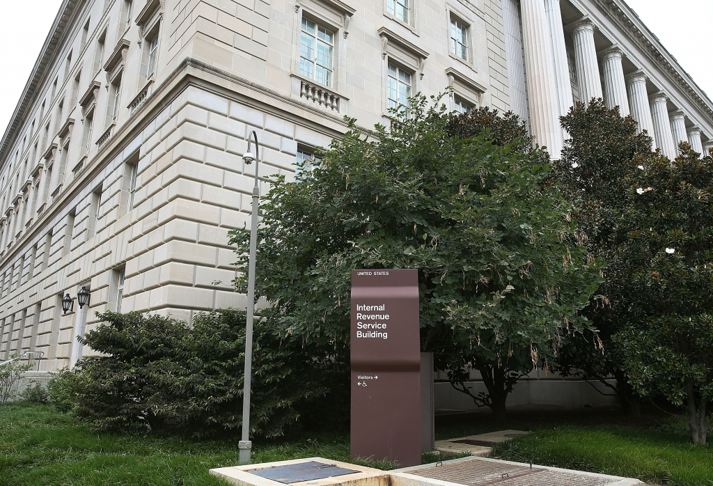 The Internal Revenue building is seen on Aug. 18 2015 in Washington D.C