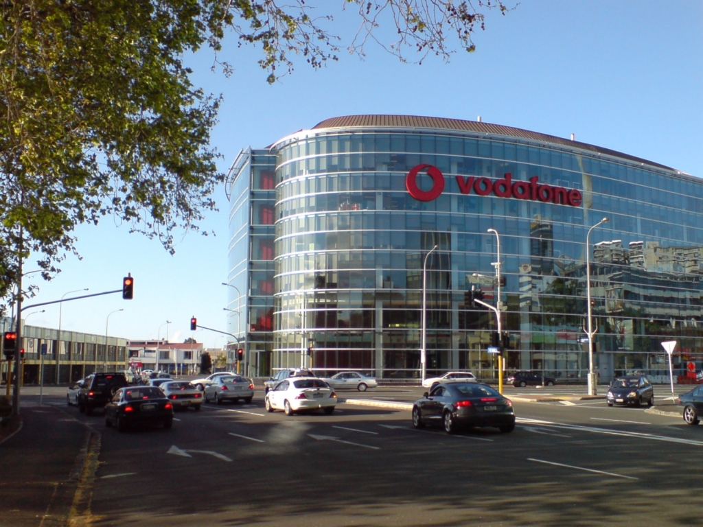 The headquarters of Vodafone New Zealand in Auckland City. Image Credit wikimedia