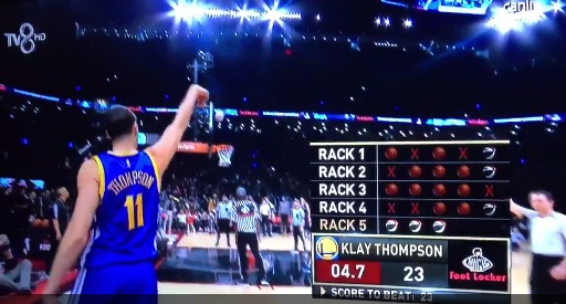 Klay Thompson 3-point contest