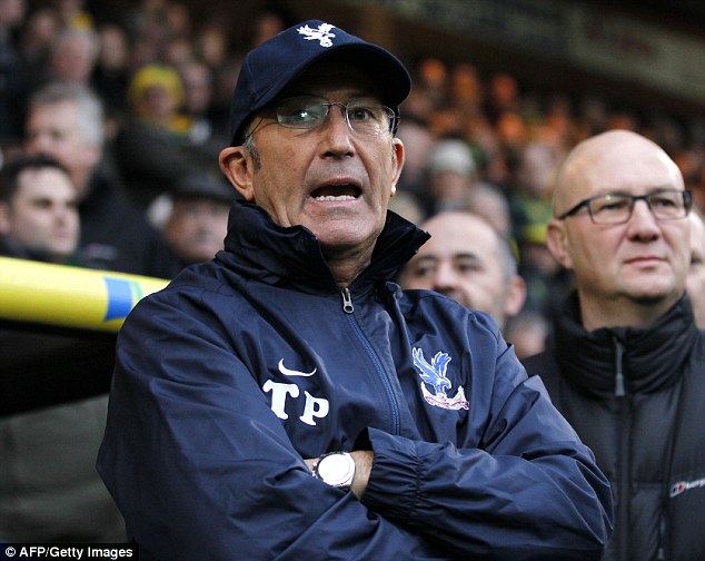 Tony Pulis has spent the past two days fighting a battle with former club Crystal Palace over a £1m bonus