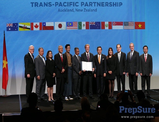 Trans Pacific Partnership agreement signed by all 12 member countries in New Zealand