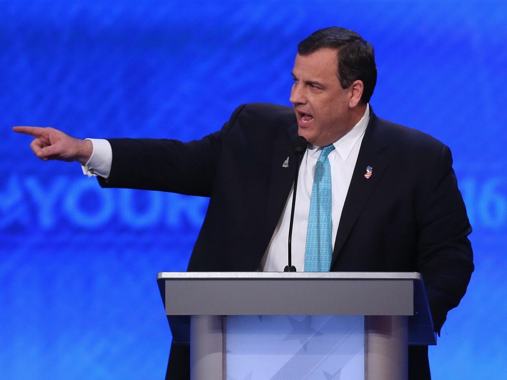 New Jersey Governor Chris Christie took aim at his opponents in Saturday's Republican presidential debate. But how solid is his own record