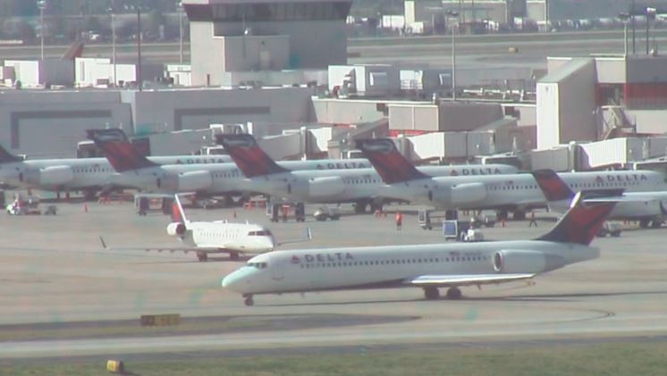 A look at one of the terminals at Hartsfield Jackson Airport