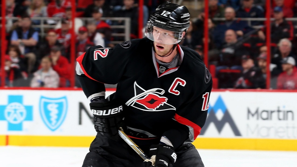 Carolina Hurricanes trade captain Eric Staal to New York Rangers