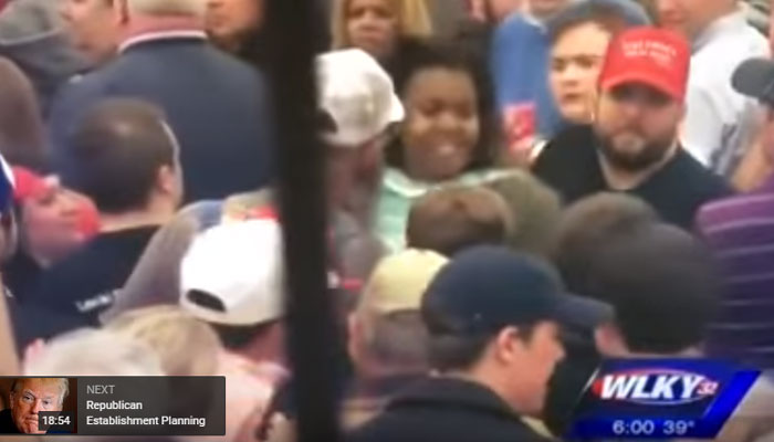 One more black woman heckled thrown out of Donald Trump's rally- Watch