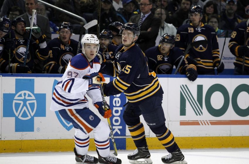 Buffalo Sabres Connor Mc David Gets Better of Jack Eichel